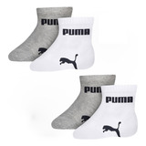 Kit 4 Meias Bebê Puma Menino Algodão Ref 1770