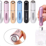Kit 4 Mini Frasco Porta Perfume Recarregável Spray Portátil 5ml Cores Aleatórias