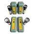 Kit 4 Mini Lanterna Tatica Bomvink Para Gamping Pesca Casa Lanterna Preto Luz Branca
