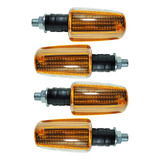 Kit 4 Mini Pisca Seta Suzuki Intruder125 Amarelo Universal