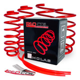 Kit 4 Mola Esportiva Saveiro G5 G6 G7 todos Red Coil