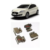 Kit 4 Mola Trava Alinhador Pastilha Freio Diant Fiat Bravo