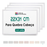 Kit 4 Molduras Quebra Cabeça Game Office Nano 22 0 X 31 0 Cm