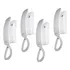 Kit 4 Monofone Universal Lr2015 Lider Extensão Interfone