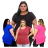 Kit 4 Mullet Blusa Plus Size Tapa Bumbum Linda Grande 