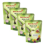 Kit 4 Néctar Para Beija Flor refil 400 Gr Reino Das Aves