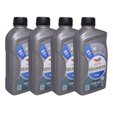 Kit 4 Oleo De Motor Semi Sintetico Total Quartz 7000 10w40