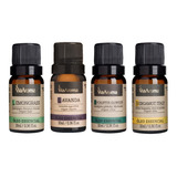 Kit 4 Óleo Essencial Top 100 Puro Via Aroma Relax Vendido