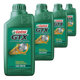 Kit 4 Óleo Mineral 25w60 Sl Alta Rodagem Castrol