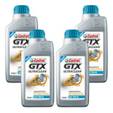 Kit 4 Óleo Motor Castrol 15w40 Gtx Ultraclean Semissintetico