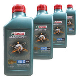 Kit 4 Óleo Semissintético 10w30 Magnatec Castrol Honda Kia