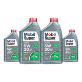 Kit 4 Óleos Motor Mobil Super 5w30 Sintético D1