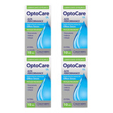 Kit 4 Optocare Lubrificante Oftálmico Ul Olhos Secos 10ml 