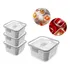 Kit 4 Organizador De Alimentos Dgm Geladeira 1 36l Cesto Lavagem
