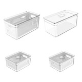 Kit 4 Organizadora Geladeira