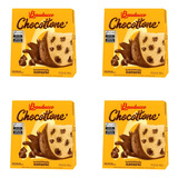 Kit 4 Panetone Gotas De Chocolate Bauducco Chocottone 400g