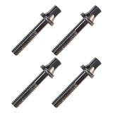 Kit 4 Parafuso Afinação De Bateria 30mm X 5mm 7 32 Cromado