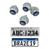 Kit 4 Parafusos Placa Emblema Ford Ka Fiesta Focus Ecosport