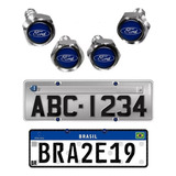 Kit 4 Parafusos Placa Emblemas Ford