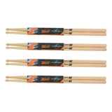 Kit 4 Pares 7a Zeus Ponta Madeira Maple 7a