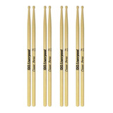 Kit 4 Pares Baquetas