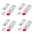 Kit 4 Pares Fecho C  Imã Magnético Armário Porta Ultra Forte Cor Modelo1 4pares