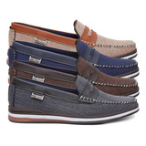 Kit 4 Pares Sapatênis Sapato Casual Masculino Ref 3 6 