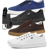 Kit 4 Pares Tenis Sapatenis Sb Com Cinto Carteira Relógio