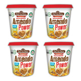 Kit 4 Pasta De Amendoim Integral Power Lisa Dacolônia De 1kg