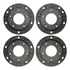 Kit 4 Pç Adaptador Roda Fusca 5 Furos 5x205mm P/ 5x112mm Spf