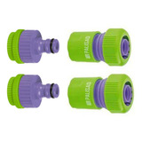 Kit 4 Pç Conexão Engate Rápido Mangueira Jardim 3 4
