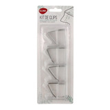 Kit 4 Pç Prendedores Clipes Para Toalha De Mesa Clips Festas