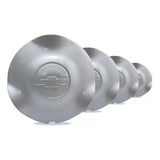 Kit 4 Pçs Calota Calotinha Tampa Miolo Central Para Roda De Liga Leve Corsa 3 Pontas Chevrolet Gm Aro 13