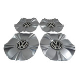 Kit 4 Pçs Calota Tampa Miolo Roda Mangels Rush Vw Aro 14 15