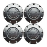 Kit 4 Pçs Calota Tampa Roda T63 Binno Alujet Rodão Prata