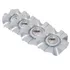 Kit 4 Pçs Calota Tampa Roda Tsw Reflex Prata Aro 15 16 17 18