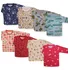 Kit 4 Pçs Camiseta Bebe Malha M  Longa 0 A 3 Menina E Menino