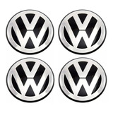 Kit 4 Pçs Emblema Adesivo Volkswagen