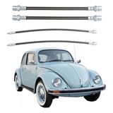 Kit 4 Pçs Flexivel Freio Dianteiro E Tras Fusca 1 2 1 3 1 5