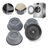 Kit 4 Pé Máquina De Lavar Anti Vibração Suporte Nivelador