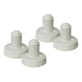 Kit 4 Pé Nivelador Para Lavadora Electrolux Lt10b Lt12b Lt13b Lac12