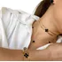 Kit 4 Peça Colar ,choker ,bracelete , Brinco Trevo Víginia