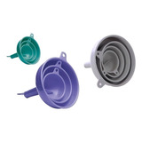 Kit 4 Peça Funil Pequeno Médio Grande Extra Grande Cozinha