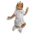 Kit 4 Peças - Body + Short + Babador + Tênis Roupa De Bebê