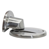 Kit 4 Peças Batedor Magnético De Porta Inox Aço Amortecedor