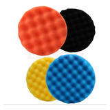 Kit 4 Peças Boina De Espuma Para Polimento 5 Polegadas