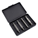 Kit 4 Peças Fresa Removedor De Parafusos Espanados Extrator
