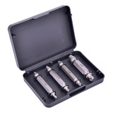 Kit 4 Peças Fresa Removedor De Parafusos Espanados Extrator