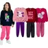 Kit 4 Peças Moletom Infantil Juvenil Menina Tamanhos 10 A 16
