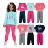 Kit 4 Peças Moletom Infantil Menina Inverno Outono 1 A 8